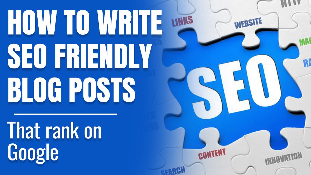 Write SEO Friendly Blog | Blog